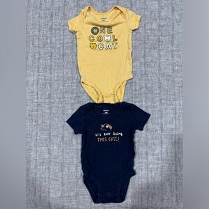 Carters baby bodysuit bundle
